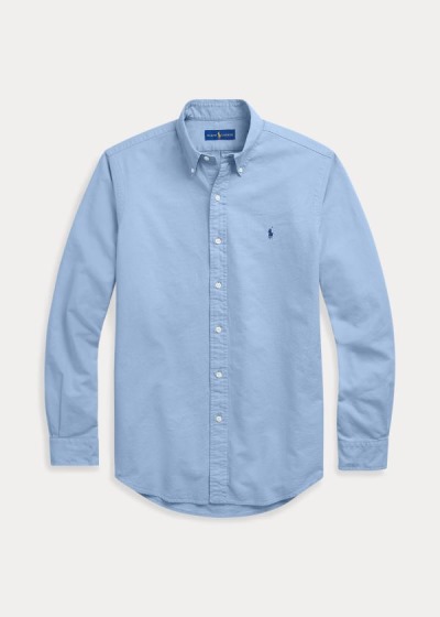 Polo Ralph Lauren Garment-Dyed Oxford Skjorte Herre Danmark (BKROI3240)